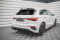 Heck Ansatz Diffusor + Endschalldampfer Sportauspuff Attrappe für Audi A3 S-Line Sportback 8Y