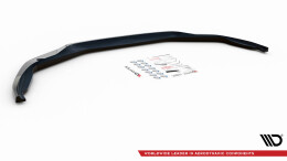 Cup Spoilerlippe Front Ansatz V.2 für BMW M5 F90 Facelift schwarz Hochglanz