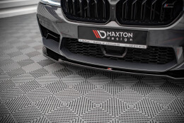 Cup Spoilerlippe Front Ansatz V.2 passend für BMW M5 F90 Facelift schwarz Hochglanz
