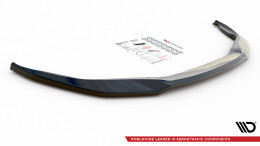 Cup Spoilerlippe Front Ansatz V.2 passend für BMW M5 F90 Facelift schwarz Hochglanz