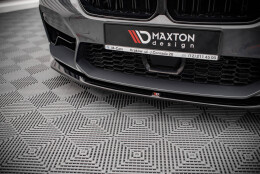 Cup Spoilerlippe Front Ansatz V.3 passend für BMW M5 F90 Facelift schwarz Hochglanz