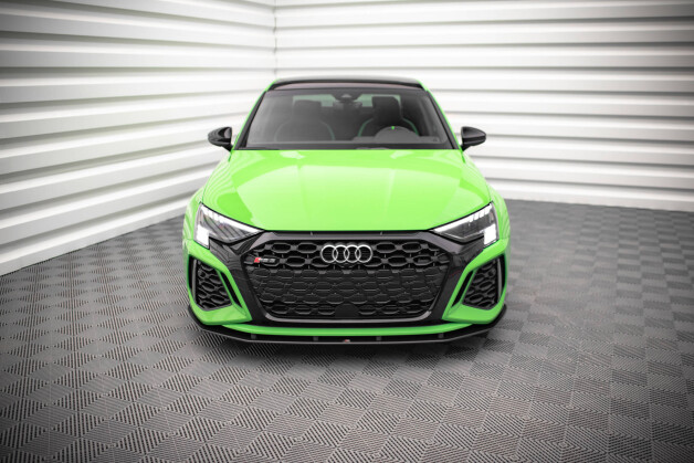 Street Pro Cup Spoilerlippe Front Ansatz passend für Audi RS3 Sportback + Limo 8Y SCHWARZ