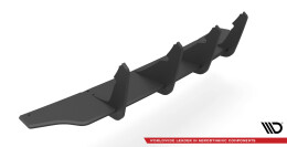 Street Pro Heckschürze Heck Ansatz Diffusor passend für Audi RS3 Sportback 8Y SCHWARZ