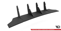 Street Pro Heckschürze Heck Ansatz Diffusor passend für Audi RS3 Sportback 8Y SCHWARZ