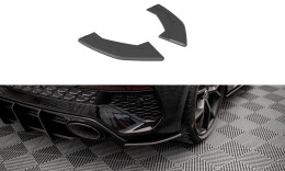 Street Pro Heck Ansatz Flaps Diffusor für Audi RS3 Sportback 8Y SCHWARZ