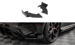 Street Pro Heck Ansatz Flaps Diffusor passend für Audi RS3 Sportback 8Y SCHWARZ+ HOCHGLANZ FLAPS