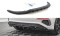 Mittlerer Cup Diffusor Heck Ansatz DTM Look passend für Audi A3 S-Line Sportback 8Y schwarz Hochglanz