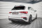 Mittlerer Cup Diffusor Heck Ansatz DTM Look passend für Audi A3 S-Line Sportback 8Y schwarz Hochglanz