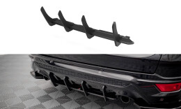 Street Pro Heckschürze Heck Ansatz Diffusor passend für Ford Escape ST-Line Mk3 SCHWARZ