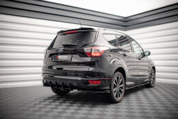 Street Pro Heckschürze Heck Ansatz Diffusor passend für Ford Escape ST-Line Mk3 SCHWARZ