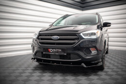 Cup Spoilerlippe Front Ansatz V.2 passend für Ford Escape ST-Line Mk3 schwarz Hochglanz