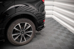 Heck Ansatz Flaps Diffusor passend für Ford Escape ST-Line Mk3 schwarz Hochglanz