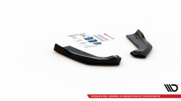 Heck Ansatz Flaps Diffusor passend für Ford Escape ST-Line Mk3 schwarz Hochglanz