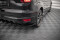Heck Ansatz Flaps Diffusor passend für Ford Escape ST-Line Mk3 schwarz Hochglanz