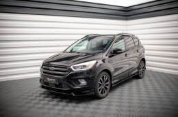 Seitenschweller Ansatz Cup Leisten passend für Ford Escape ST-Line Mk3 schwarz Hochglanz