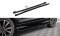 Street+ Seitenschweller Leisten passend für Ford Escape ST-Line Mk3 schwarz Hochglanz