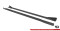Street Pro Seitenschweller Ansatz Cup Leisten für Audi S3 / A3 S-Line 8Y ROT+ HOCHGLANZ FLAPS