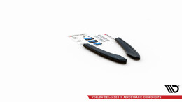 Heck Ansatz Flaps Diffusor passend für Audi S3 Limousine 8Y schwarz Hochglanz
