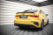Heck Ansatz Flaps Diffusor passend für Audi S3 Limousine 8Y schwarz Hochglanz