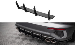 Street Pro Heckschürze Heck Ansatz Diffusor passend für Audi S3 Limousine 8Y SCHWARZ
