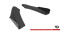 Street Pro Heck Ansatz Diffusor + Flaps passend für Audi S3 Limousine 8Y SCHWARZ+ HOCHGLANZ FLAPS