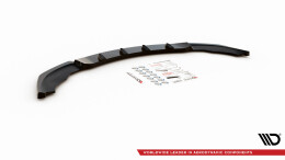 Cup Spoilerlippe Front Ansatz V.2 passend für BMW 3er Coupe M-Paket E46 schwarz Hochglanz