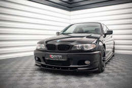 Street+ Spoilerlippe Front Ansatz V.2 passend für BMW 3er Coupe M-Paket E46 schwarz Hochglanz