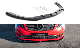 Cup Spoilerlippe Front Ansatz V.2 passend für Mercedes-Benz Vito W447 Facelift schwarz Hochglanz