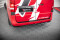 Mittlerer Cup Diffusor Heck Ansatz DTM Look passend für Mercedes-Benz Vito W447 Facelift schwarz Hochglanz