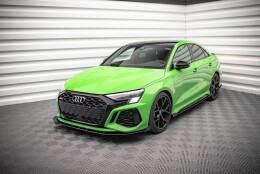 Front Stoßstange Flaps passend für Audi RS3 8Y FLAPS HOCHGLANZ