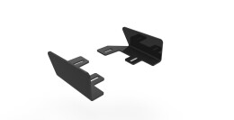 Hintere Seiten Flaps für Hyundai I20 N Mk3 schwarz Hochglanz