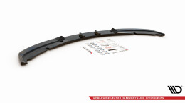Cup Spoilerlippe Front Ansatz V.1 passend für BMW 3er E90 schwarz Hochglanz