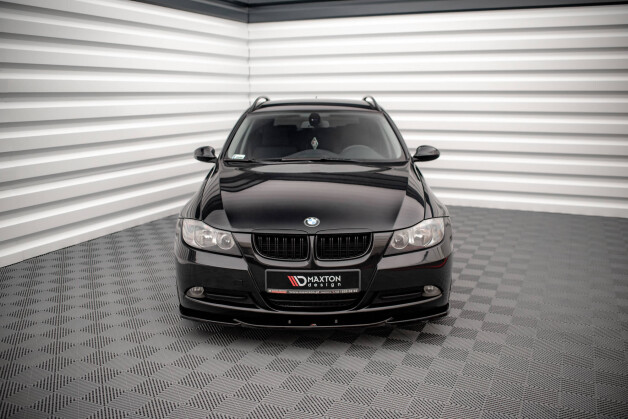 Cup Spoilerlippe Front Ansatz V.2 passend für BMW 3er E90 schwarz Hochglanz