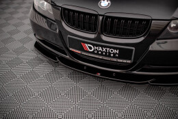 Cup Spoilerlippe Front Ansatz V.2 passend für BMW 3er E90 schwarz Hochglanz