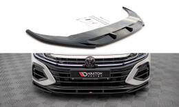 Cup Spoilerlippe Front Ansatz V.1 passend für VW Arteon R schwarz Hochglanz