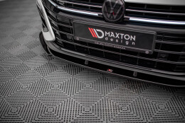 Cup Spoilerlippe Front Ansatz V.1 passend für VW Arteon R schwarz Hochglanz