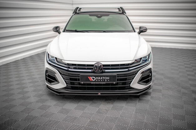 Cup Spoilerlippe Front Ansatz V.3 passend für VW Arteon R schwarz Hochglanz