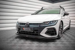 Cup Spoilerlippe Front Ansatz V.3 passend für VW Arteon R schwarz Hochglanz