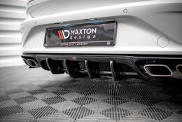 Heck Ansatz Diffusor passend für VW Arteon R schwarz Hochglanz