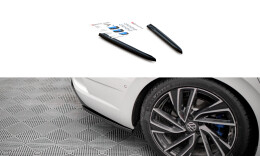 Heck Ansatz Flaps Diffusor passend für VW Arteon R schwarz Hochglanz