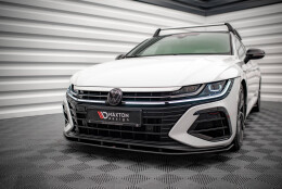 Street Pro Cup Spoilerlippe Front Ansatz passend für VW Arteon R SCHWARZ