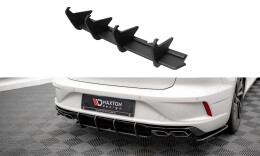 Street Pro Heckschürze Heck Ansatz Diffusor passend für VW Arteon R SCHWARZ