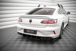 Street Pro Heckschürze Heck Ansatz Diffusor passend für VW Arteon R SCHWARZ