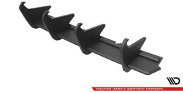 Street Pro Heckschürze Heck Ansatz Diffusor passend für VW Arteon R SCHWARZ