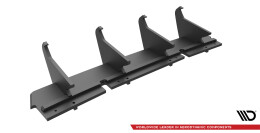 Street Pro Heckschürze Heck Ansatz Diffusor passend für VW Arteon R SCHWARZ