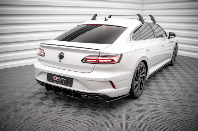 Street Pro Heck Ansatz Flaps Diffusor für VW Arteon R rot