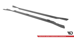 Street Pro Seitenschweller Ansatz Cup Leisten V.2 passend für VW Arteon R / R-Line Facelift SCHWARZ