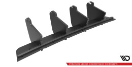 Street Pro Heckschürze Heck Ansatz Diffusor passend für VW Tiguan Mk2 schwarz-rot