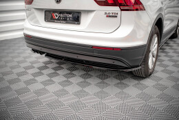 Heck Ansatz Flaps Diffusor V.1 passend für VW Tiguan Mk2 schwarz Hochglanz