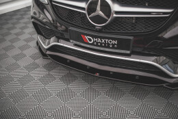 Cup Spoilerlippe Front Ansatz V.2 passend für Mercedes-Benz GLE Coupe / SUV 63 AMG C292 / W166 schwarz Hochglanz